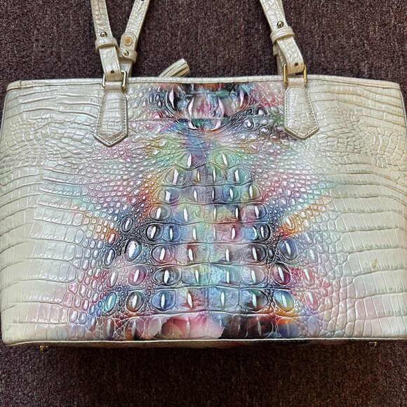 Brahmin Ellen Tote Daybreak Ombre Melbourne print - Picture 3 of 5